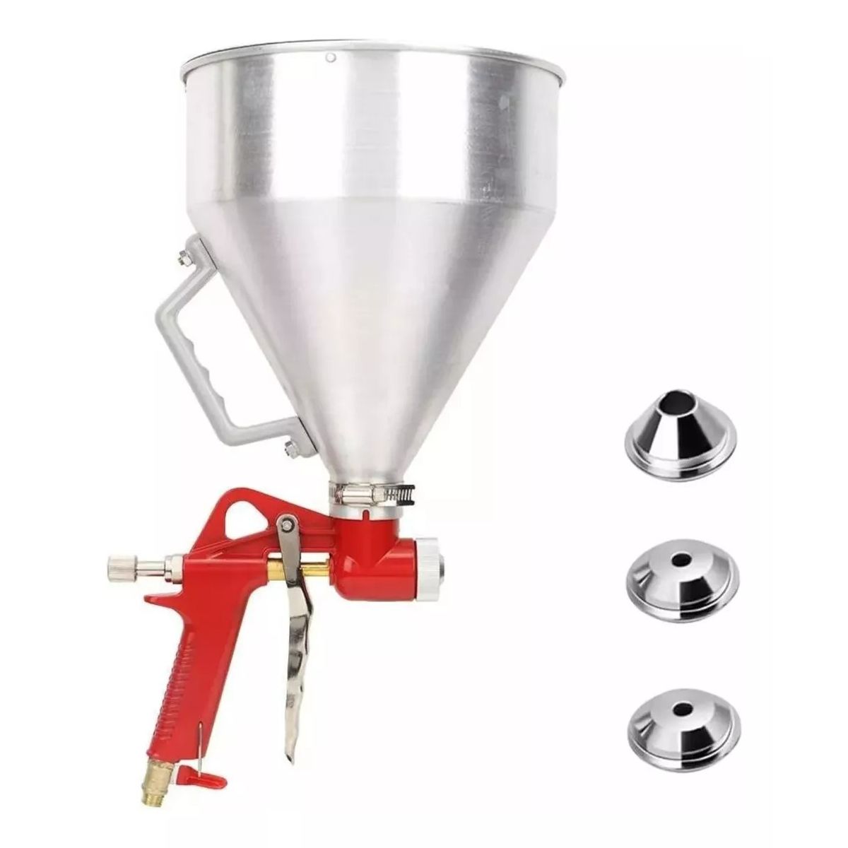 KUANGYE - Pistola Texturado Marmolina + 3 Boquillas Copón 5 Litros