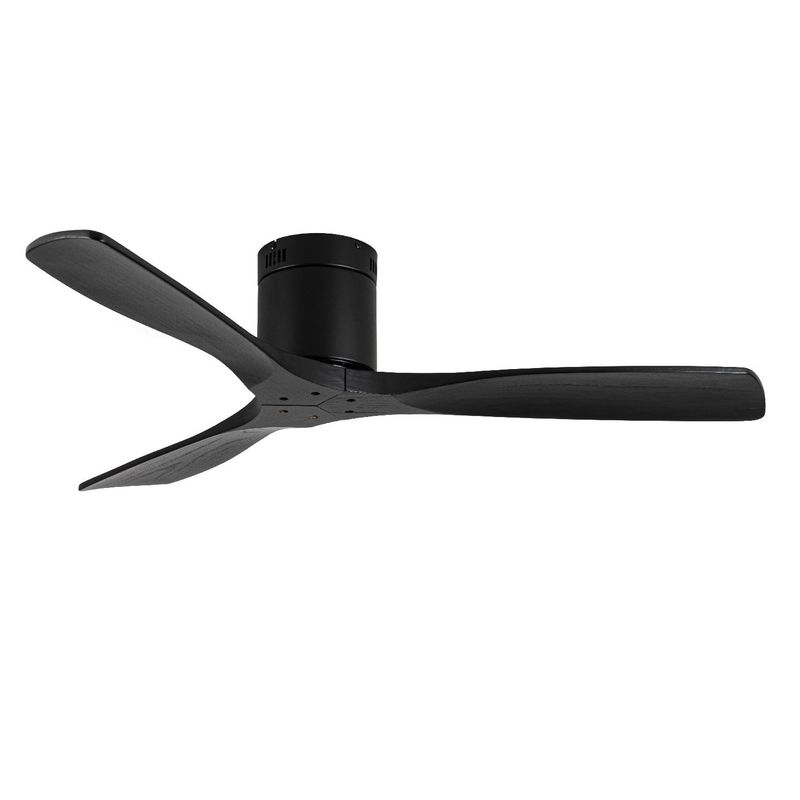 ANWO - Ventilador de Terraza Anwo Brezza de Madera Color Negro ZVTM-B