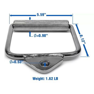 Imagen 2 del producto Par Maneral Agarres Jaladera Tipo D Sencilla Para Polea Gym