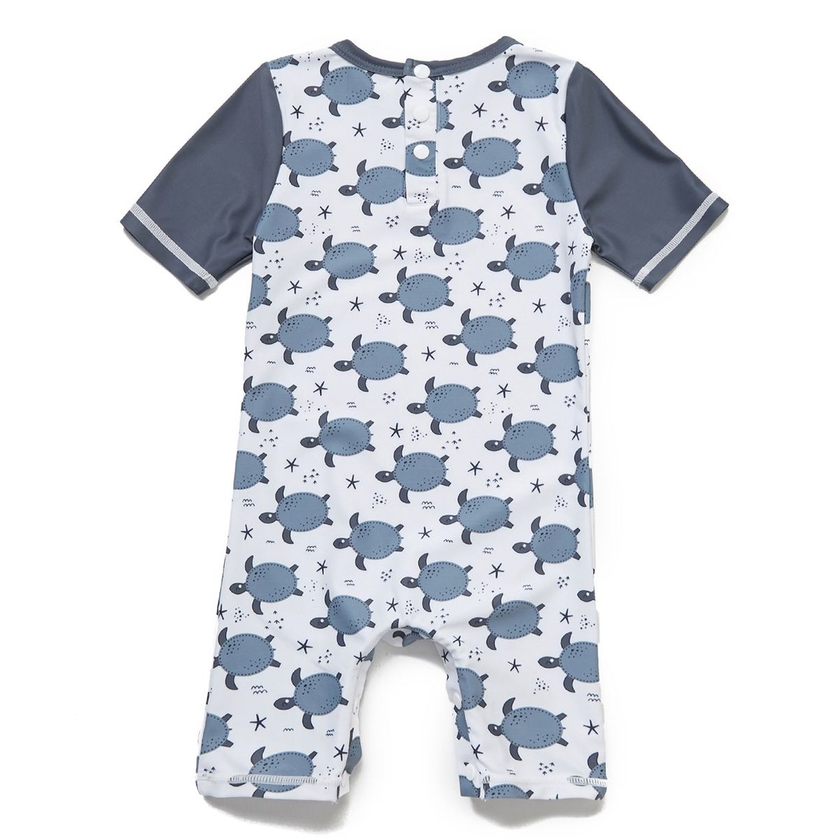 BONVERANO - Traje De Baño Bebé Niños Protección Solar UV Con Broches YKK