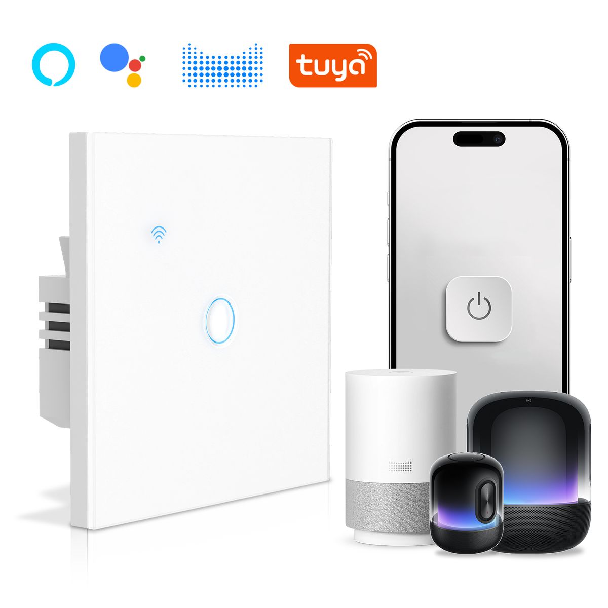 Interruptor Inteligente Wifi Que Funciona Con Alexa Google, marca HALMAN - Foto 2