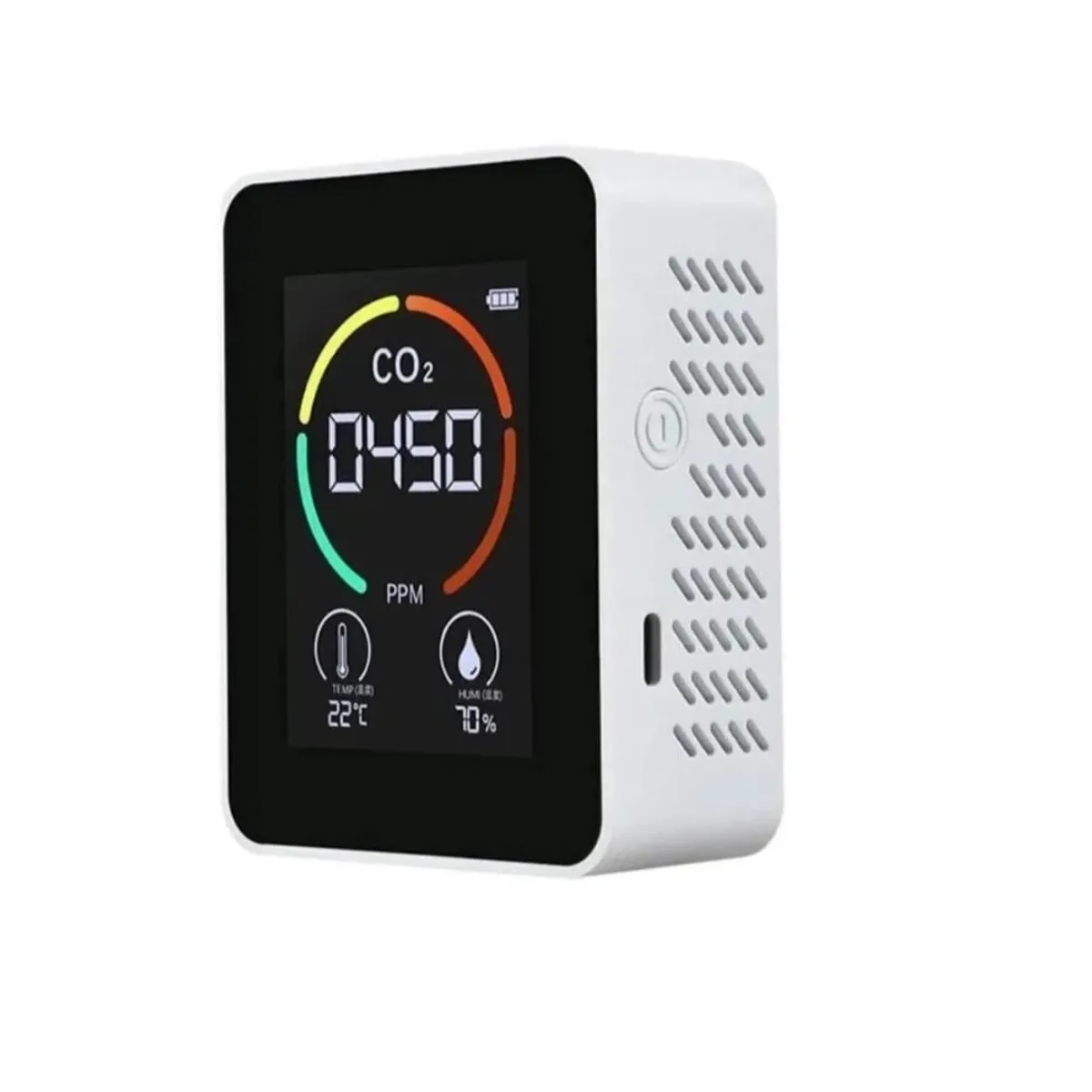 GENERICO - Monitor De Calidad De Aire Co2 Detector Dióxido De Carbono