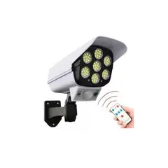GENERICO - Foco Solar Simula Camara De Seguridad Sensor De Movimiento