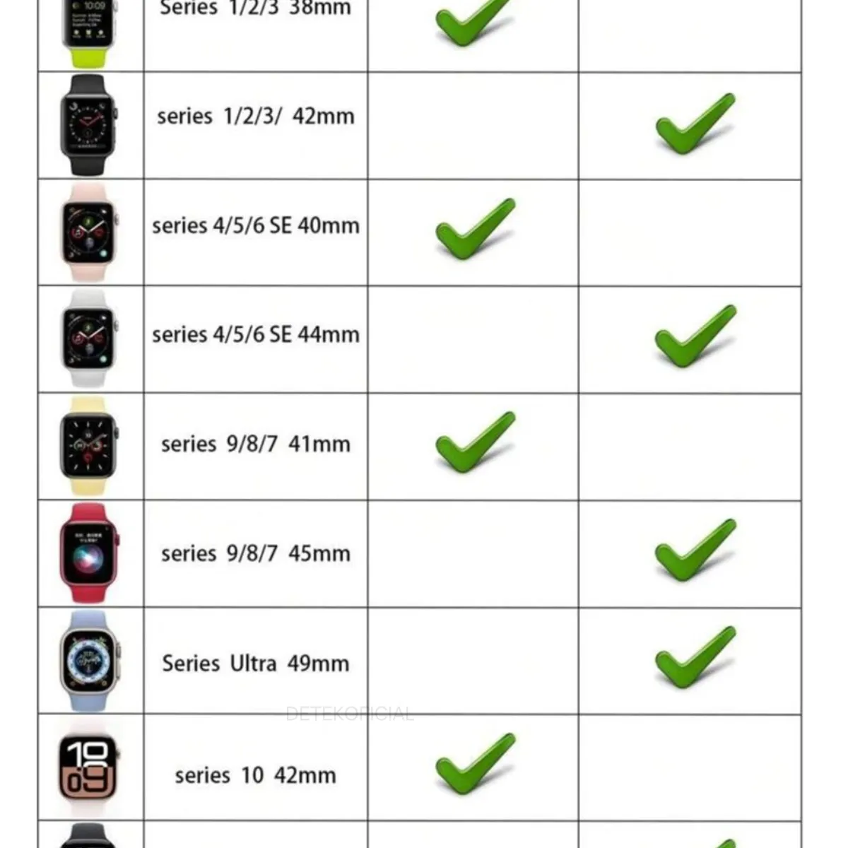 GENERICO - Correa Metálica Para Apple Watch 38MM- 40MM - 41MM
