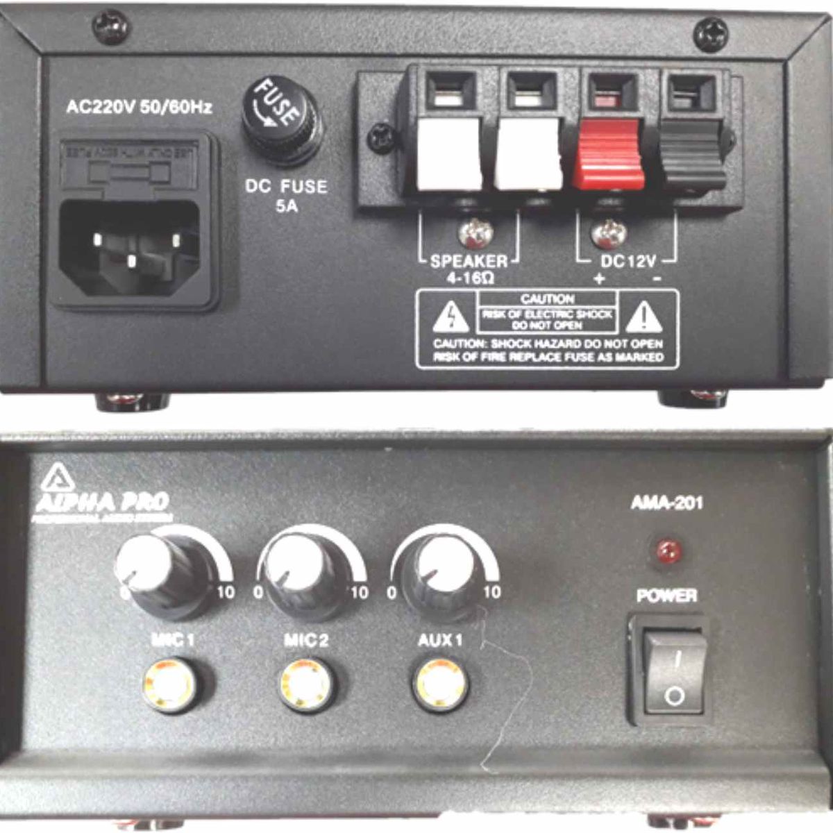 GENERICO - AMPLIFICADOR MONOFONICO CON SIRENA