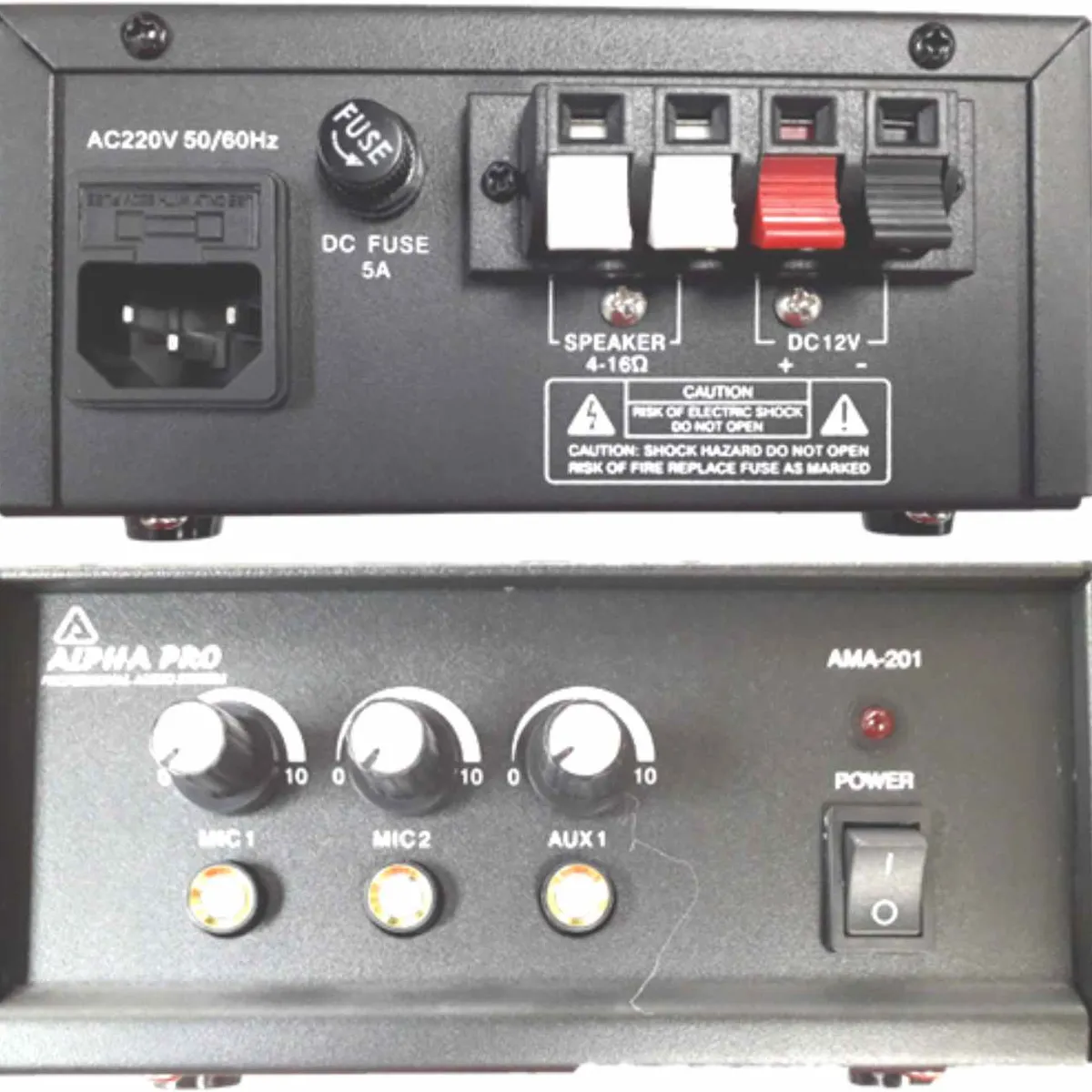 GENERICO - AMPLIFICADOR MONOFONICO CON SIRENA