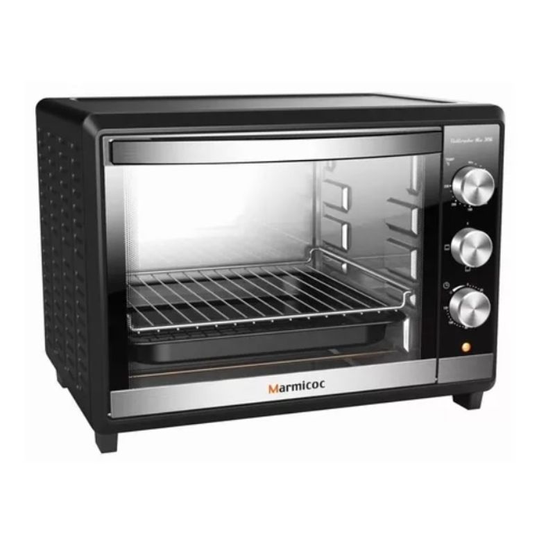MARMICOC - Horno Electrico 30 Litros 1600w Negro Ma-3856