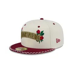 NEW ERA - Gorra 59Fifty MLB Seattle Mariners Novelty Stitch White