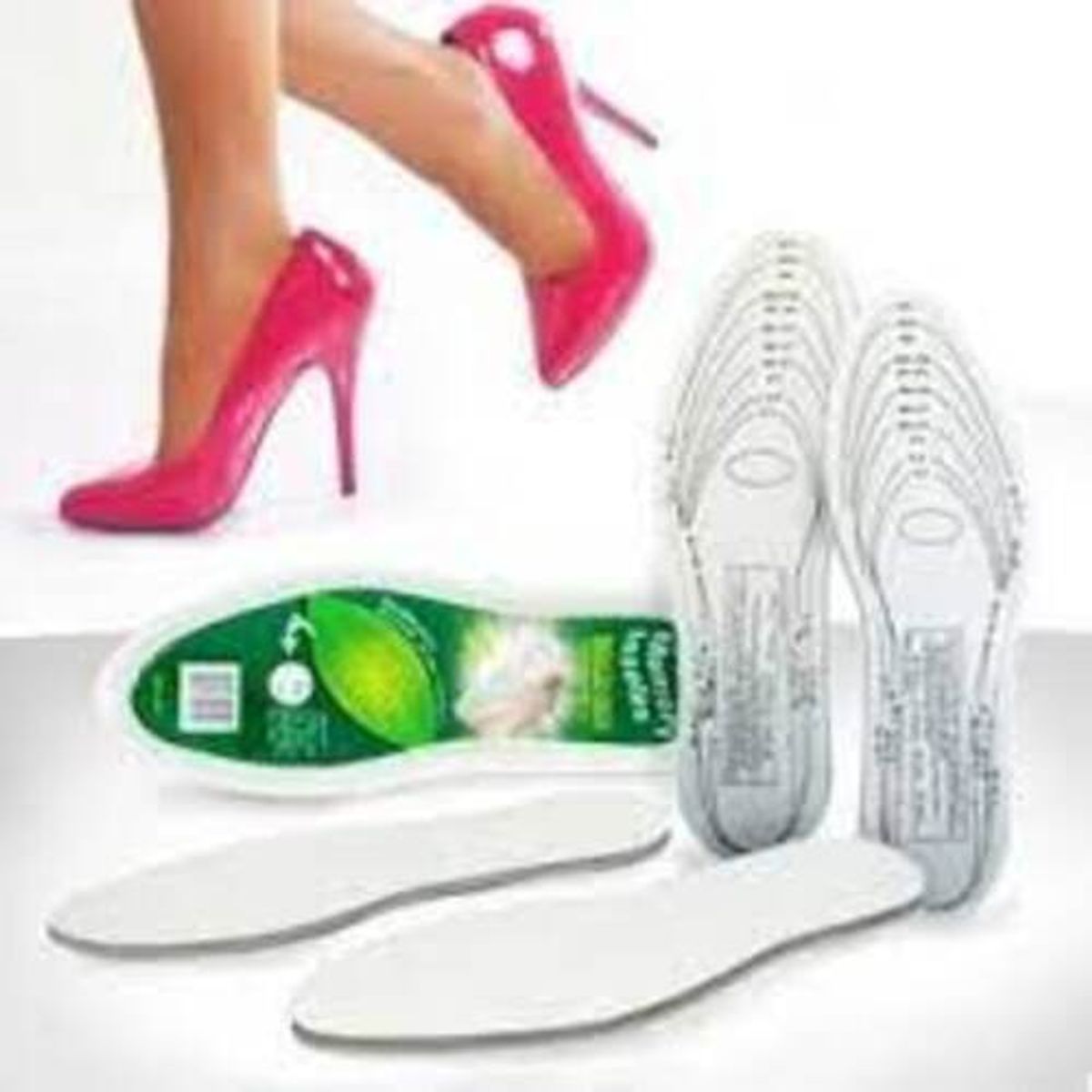 GENERICO - Pack 5 Pares Plantillas Con Memoria Viscoelastica Mejora Circulación