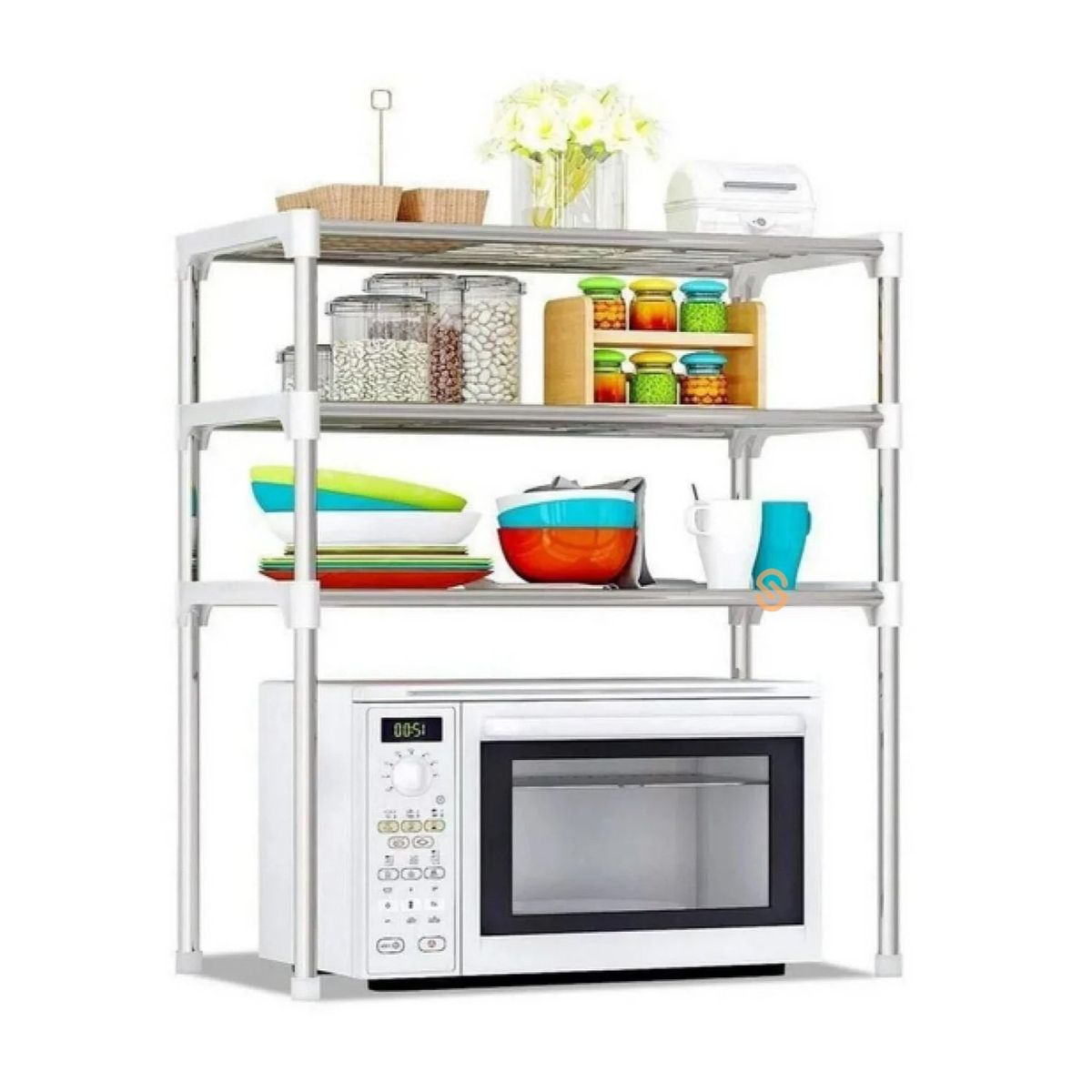 GENERICO - Organizador Cocina Estante Adaptable Multiuso - SC