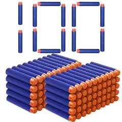 NERF - Balas de espuma azules de 72 cm para 100 unidades
