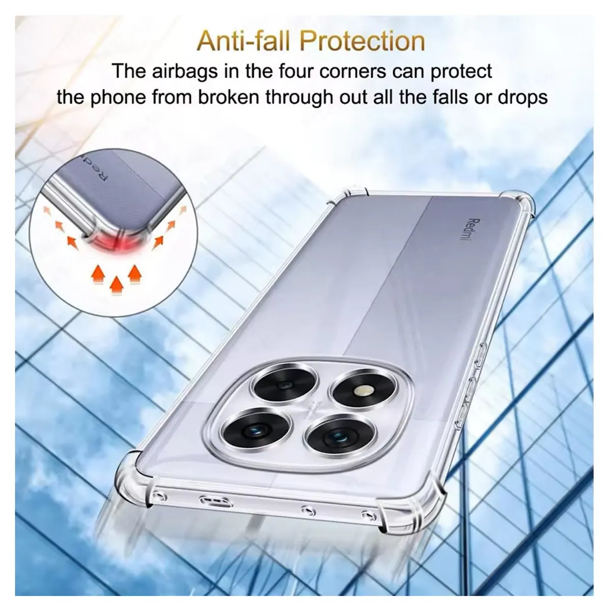 GENERICO - Carcasa Transparente Para Xiaomi Note 14 Pro 5G