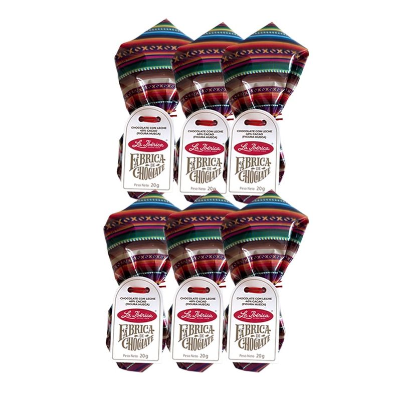 LA IBERICA - PACK X 6 HUEVOS DE PASCUA CHOCOLATE 20G LA IBÉRICA