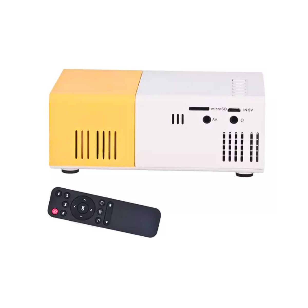 GENERICO - Mini Proyector Portátil Resolución Led HD Cine En Casa