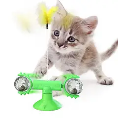 MASCO TODO - Juguete Interactivo Antiestres para Gatos Molino Viento Cat