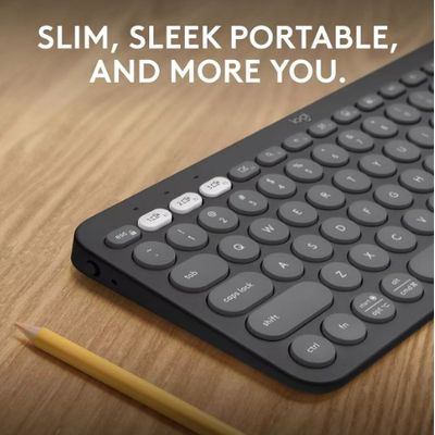 Imagen 2 del producto Teclado Pebble Keys 2 K380s Bt Multi-device Grafito