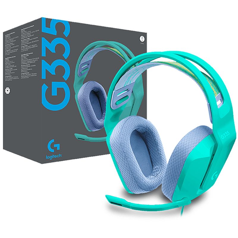 LOGITECH - Audífono Gamer Logitech G335 Mint