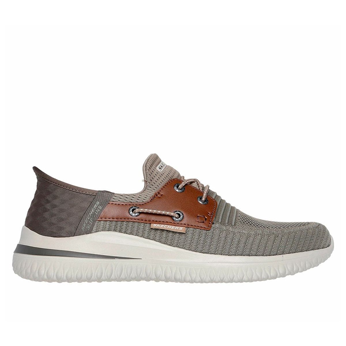 SKECHERS - Zapatillas Urbanas Skechers Hombre Delson 3.0 Roth Cafe 210606