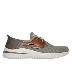 SKECHERS - Zapatillas Urbanas Hombre Delson 3.0 Roth Cafe 210606
