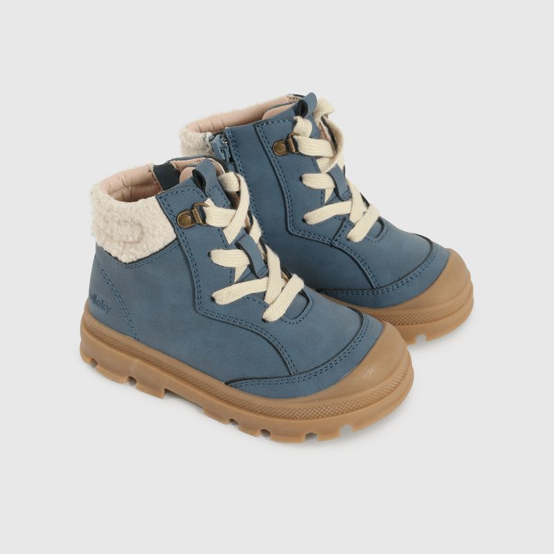 COLLOKY - Botin Bebé niña Azul 56504 Colloky