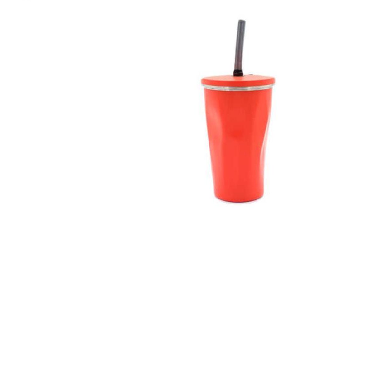 GENERICO - Vaso para café rojo de 600 ml.