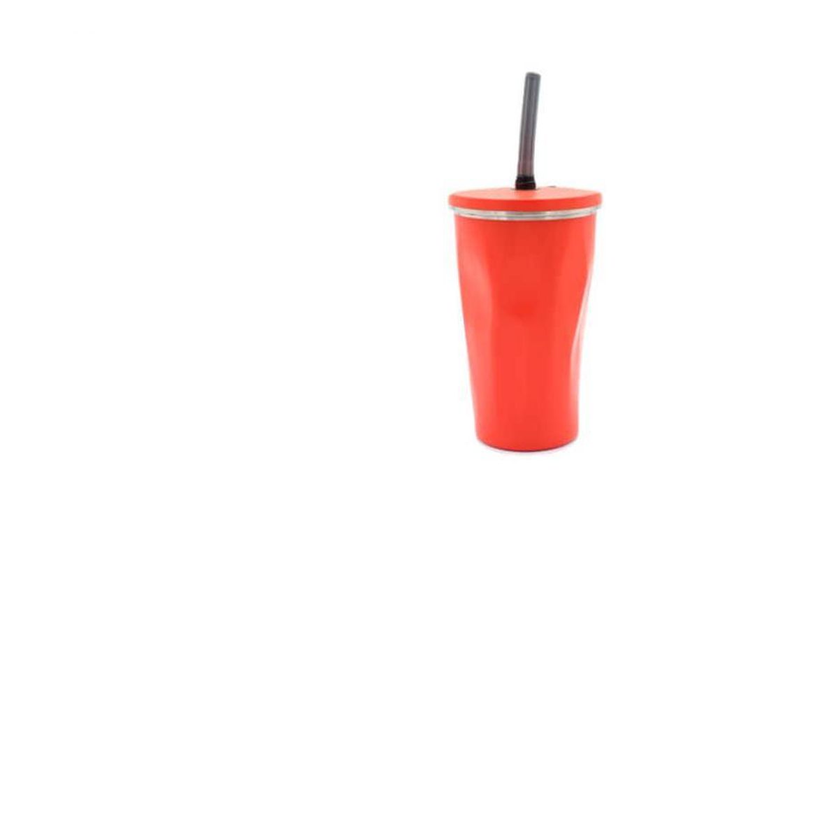 GENERICO - Vaso para café rojo de 600 ml.