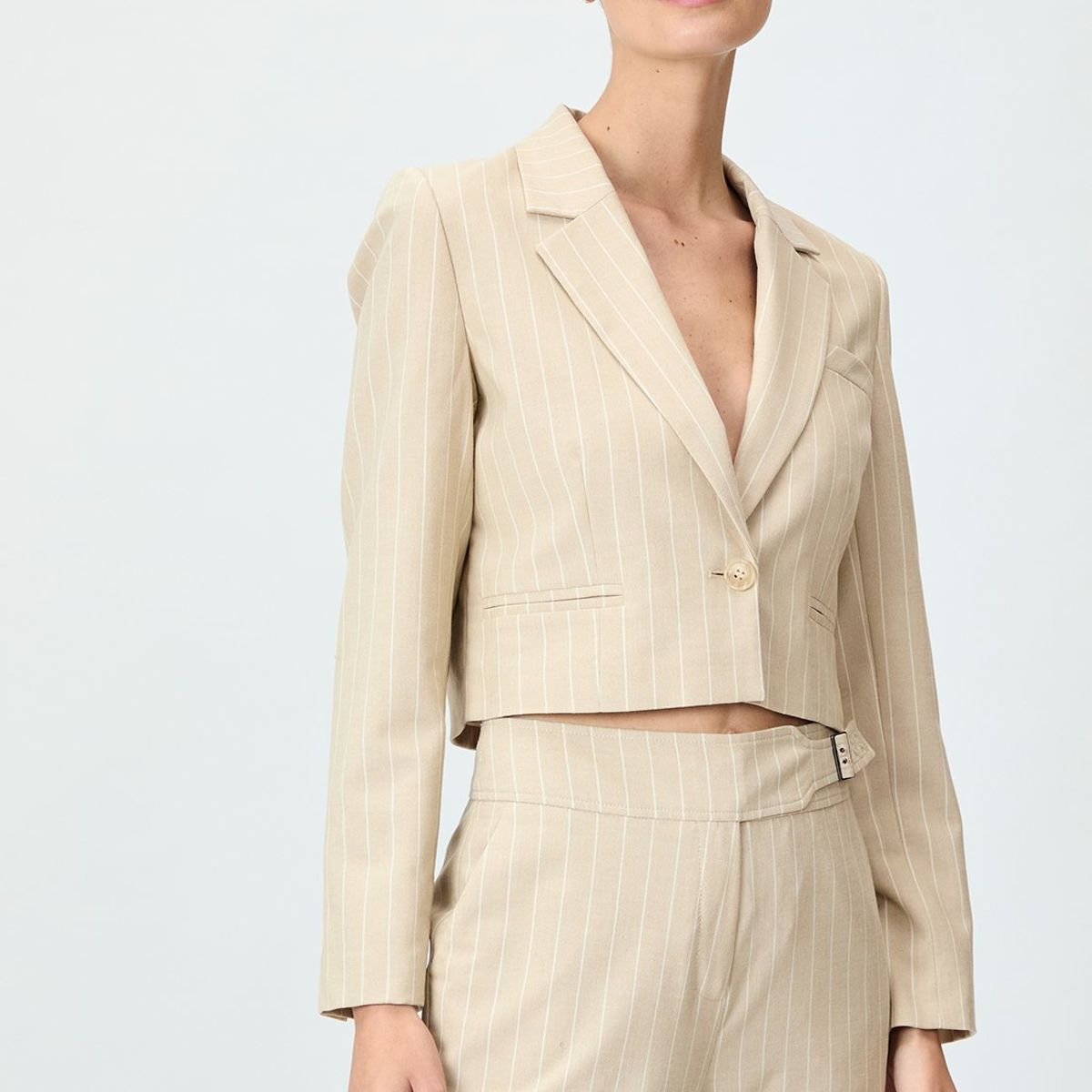 IO - Blazer Beige Mujer Io