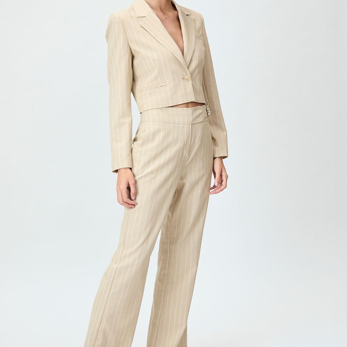 IO - Blazer Beige Mujer Io