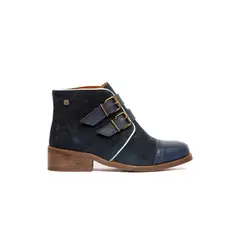 GIANI DAFIRENZE - Botin Mujer De Cuero Judy Azul C2