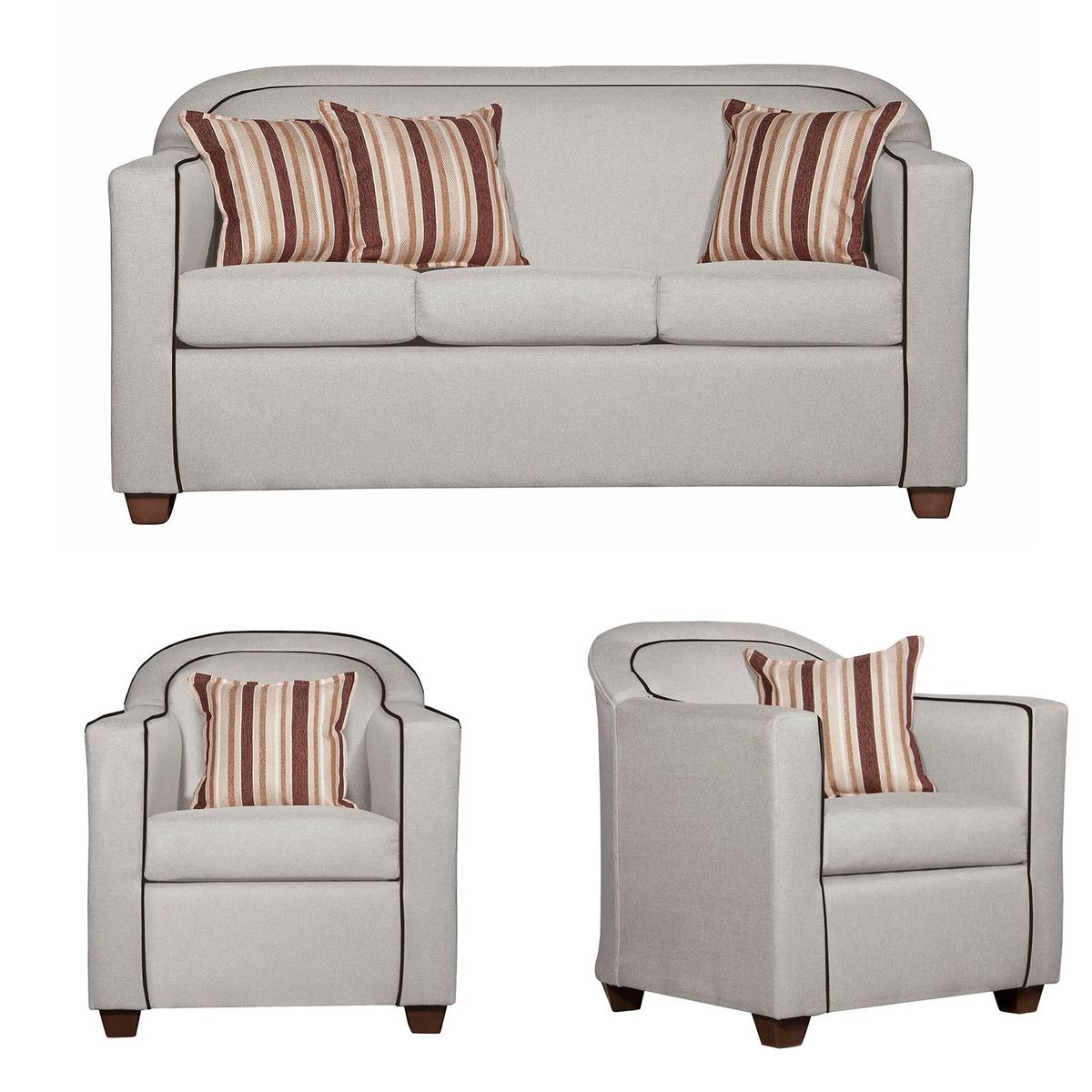 RUZAM MOBEL - LIVING 3-1-1 ZAFIRO CRUDO