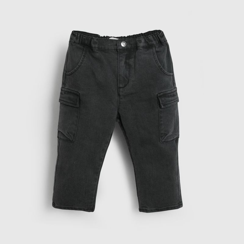 COLLOKY - Jeans Bebé niño Negro 56143 Colloky
