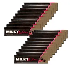 LA IBERICA - PACK X 20 CHOCOLATE EN BARRA MILKY FRAMBUESA 50G LA IBÉRICA