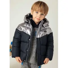 MAYORAL - Chaquetón tipo parka bicolor niño