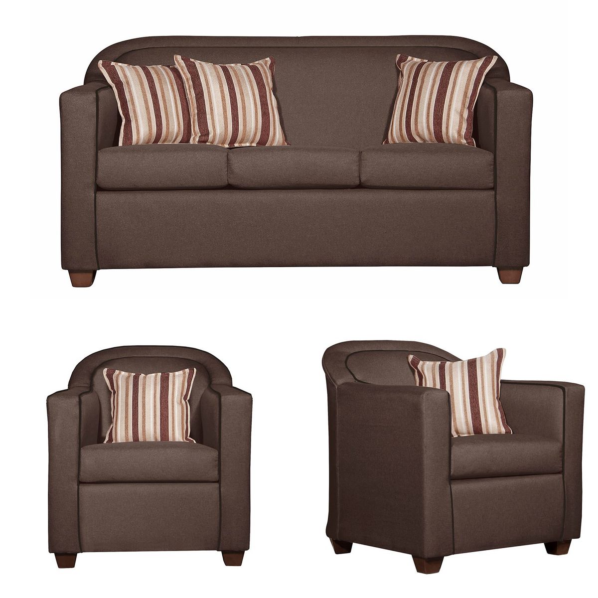 RUZAM MOBEL - LIVING 3-1-1 ZAFIRO CAFÉ