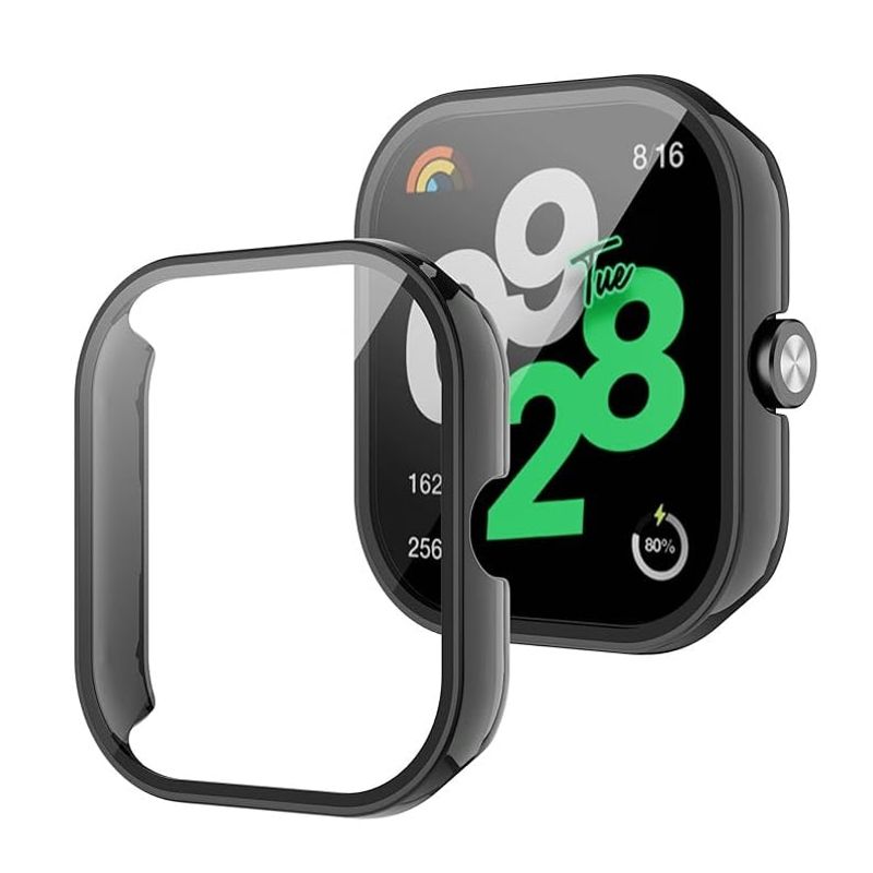 GENERICO - Protector Carcasa Con Vidrio Para Xiaomi Redmi Watch 4 / Negro