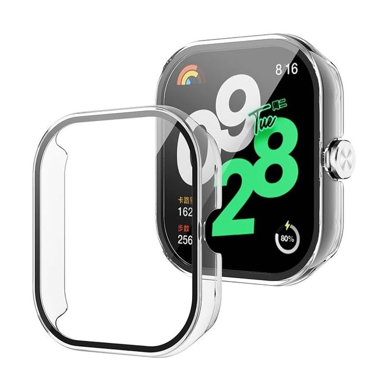GENERICO - Protector Carcasa Con Vidrio Para Xiaomi Redmi Watch 4 / Transparente