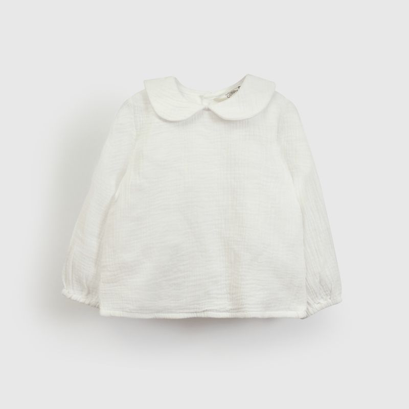 COLLOKY - Blusa Bebé niña Blanco 56252 Colloky