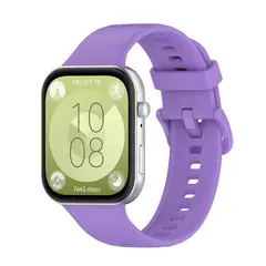 GENERICO - Correa Silicona Compatible Con Huawei Fit 3 / Lavanda