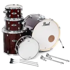 PEARL - Batería Export Shell Pack de 5 Piezas color Burdeo