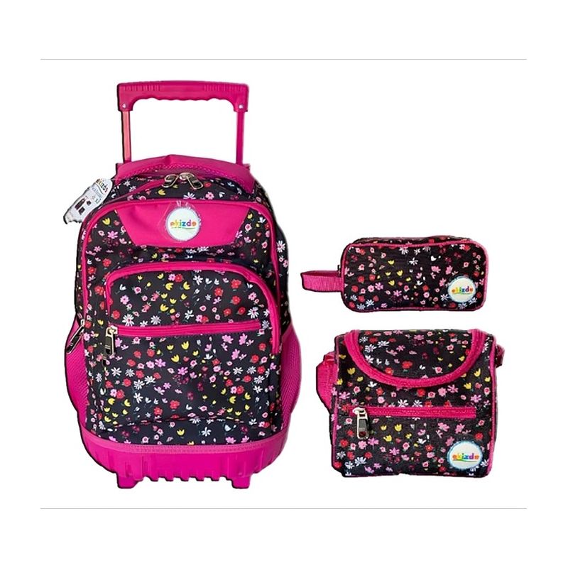 OEM - Mochila Con Ruedas 3pack Escolar Ekizde Reforced Doble Rueda