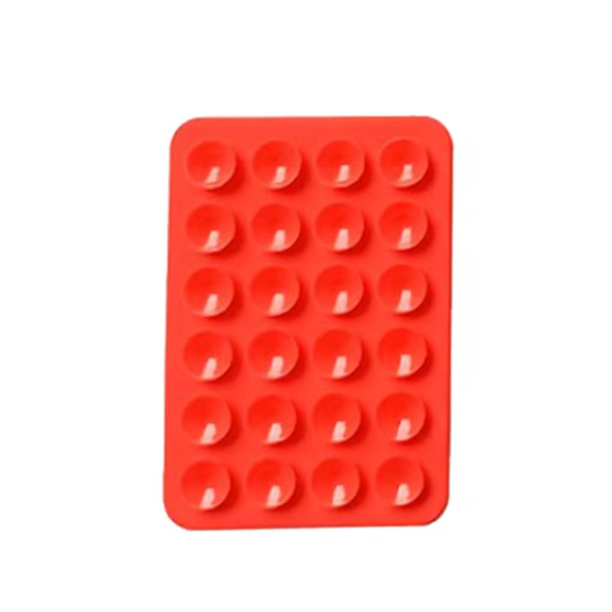 JOIGO - Soporte De Silicona Ventosa Adhesivo Para Carcasa /Celular Rojo