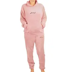 MPROPIA - Pijama Mujer Polar Invierno Con Gorro Excelente Calidad 1763