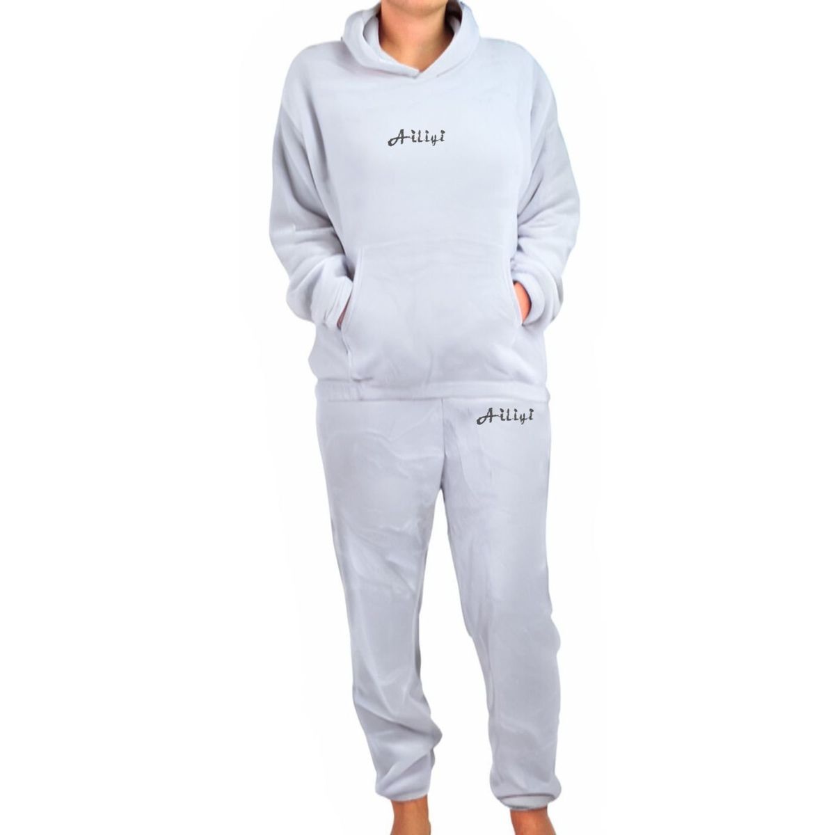 LIKE SHOP - Pijama Mujer Polar Invierno Con Gorro Excelente Calidad 1763