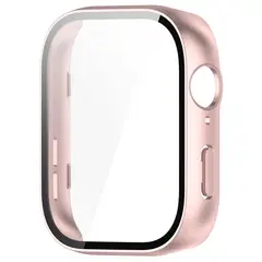 GENERICO - Protector Carcasa Con Vidrio Para Huawei Fit 3 / Rosa