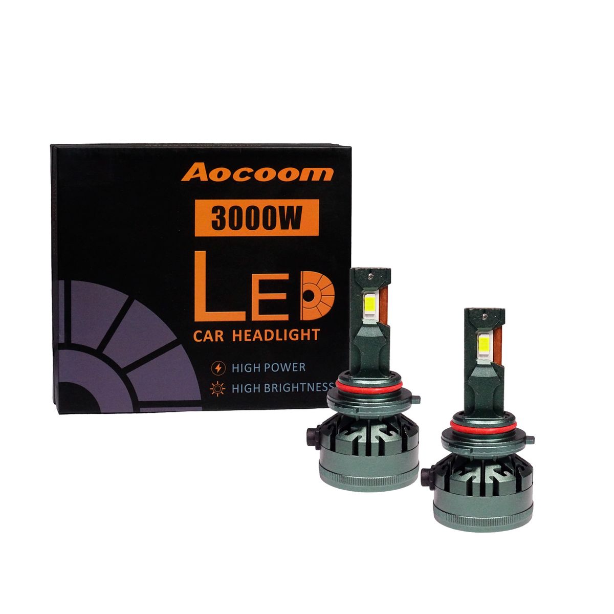 GENERICO - Kit Turbo Led 9006 50000lm 6000k 3000w Resistencia Ip67