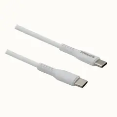 PHILIPS - Cable Dlc8601w Usb-C A Usb-C 1m 60w Max Blanco