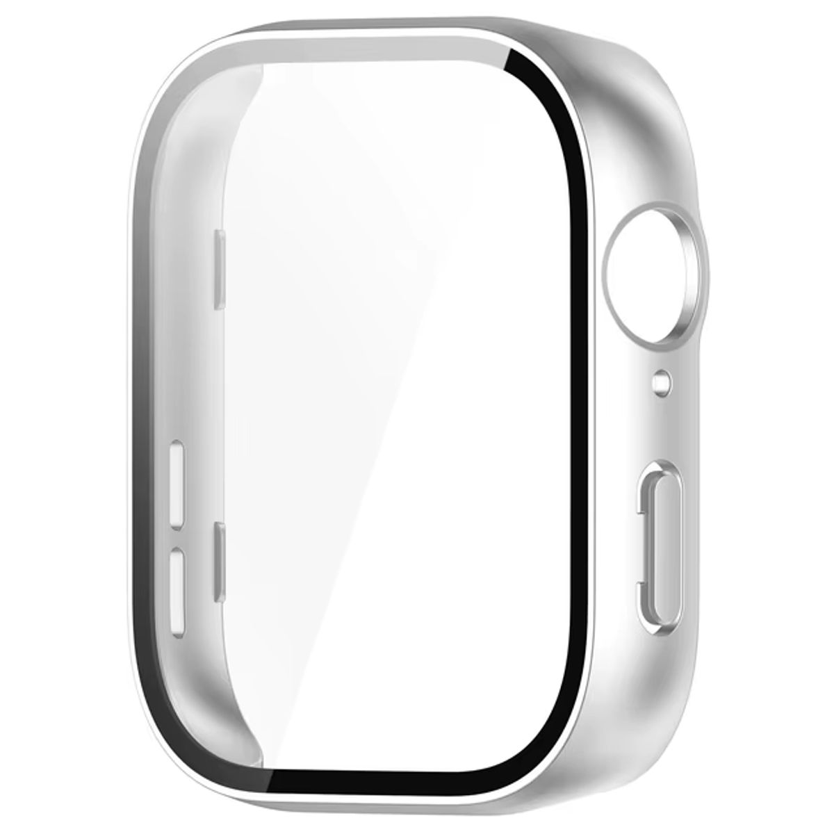 GENERICO - Protector Carcasa Con Vidrio Para Huawei Fit 3 / Plateado