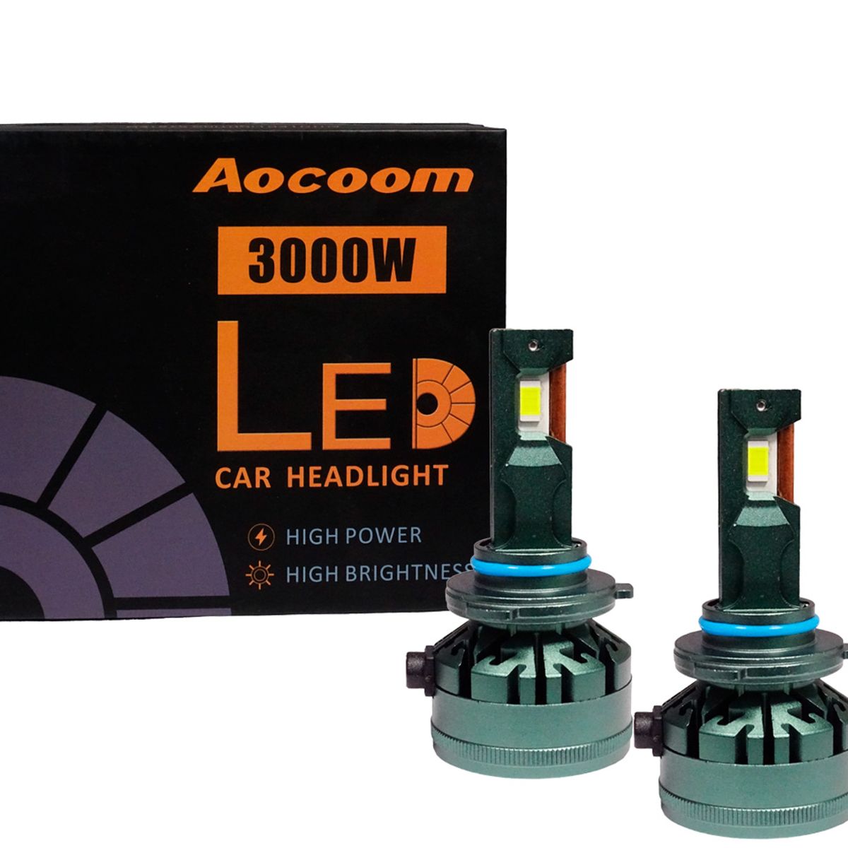 GENERICO - Kit Turbo Led 9005 50000lm 6000k 3000w Resistencia Ip67