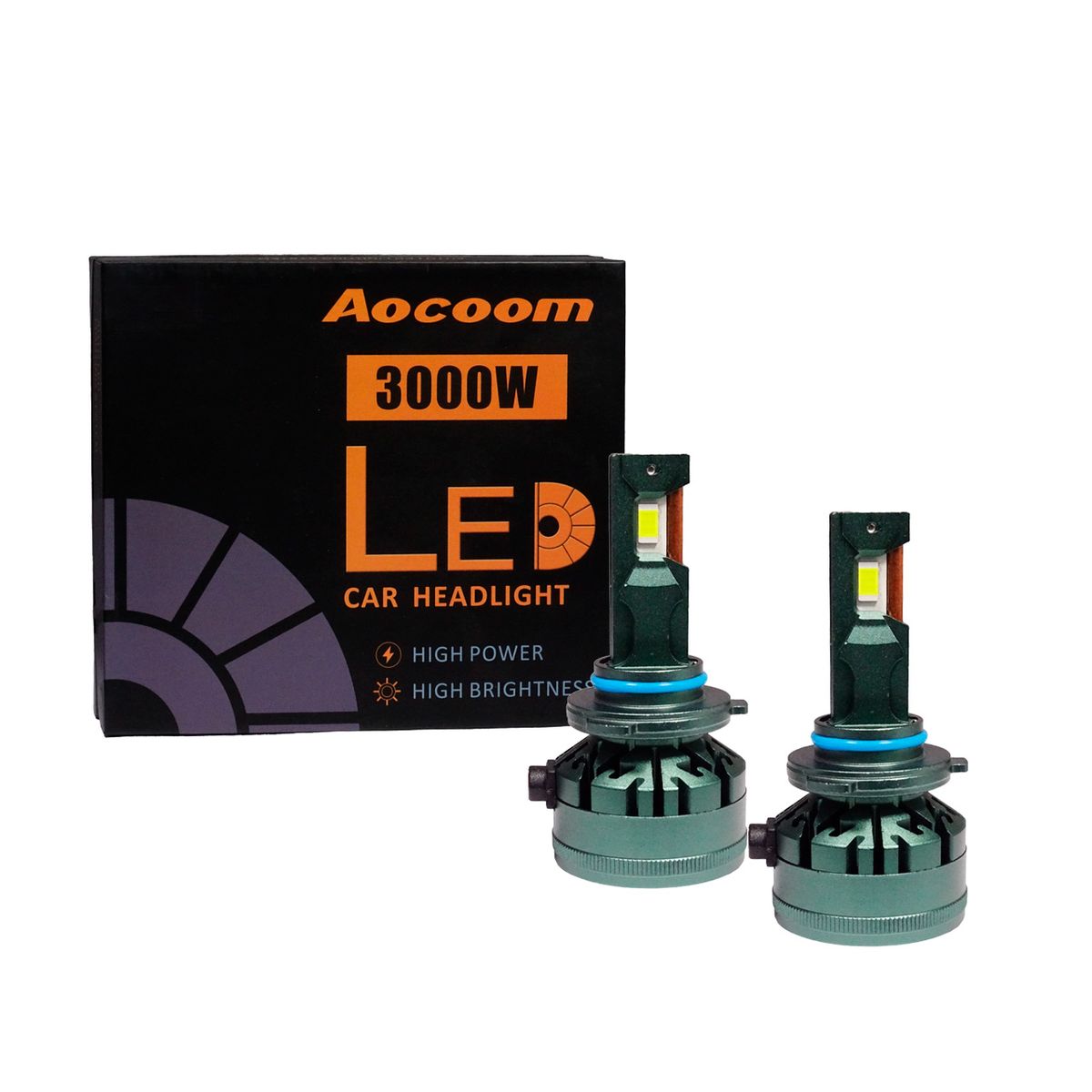 GENERICO - Kit Turbo Led 9005 50000lm 6000k 3000w Resistencia Ip67