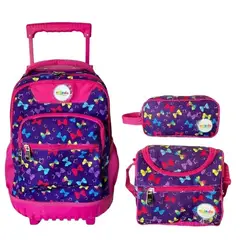 OEM - Mochila Con Ruedas 3pack Escolar Ekizde Reforced Doble Rueda
